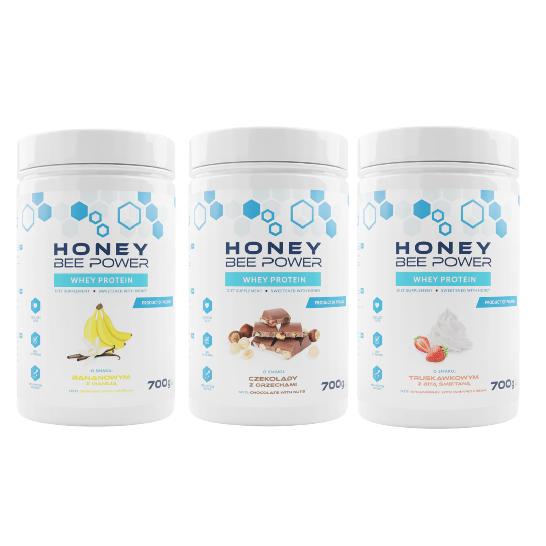Honey Bee Power whey protein linija